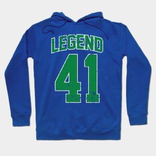 Legend 41 Dirk Nowitzki Green Hoodie